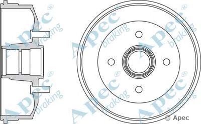 APEC BRAKING drm9152 -  Тормозной барабан